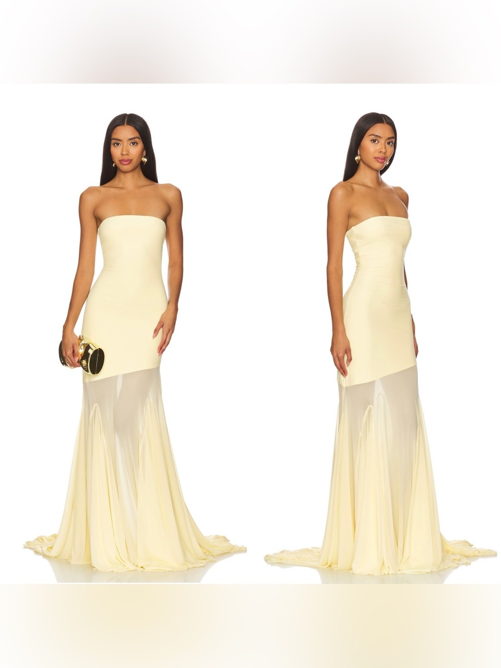 Deme by Gabriella DAHLIA GOWN IN BUTTER YELLOW
